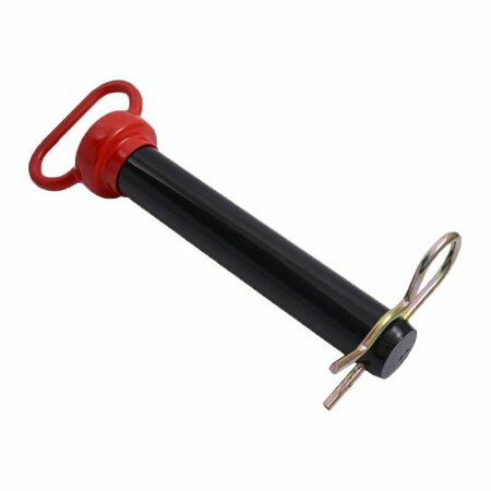 Heritage Hitch Pin Red Hd, 1-1/2" x 8-1/2", Clip HPR-1500-8500
